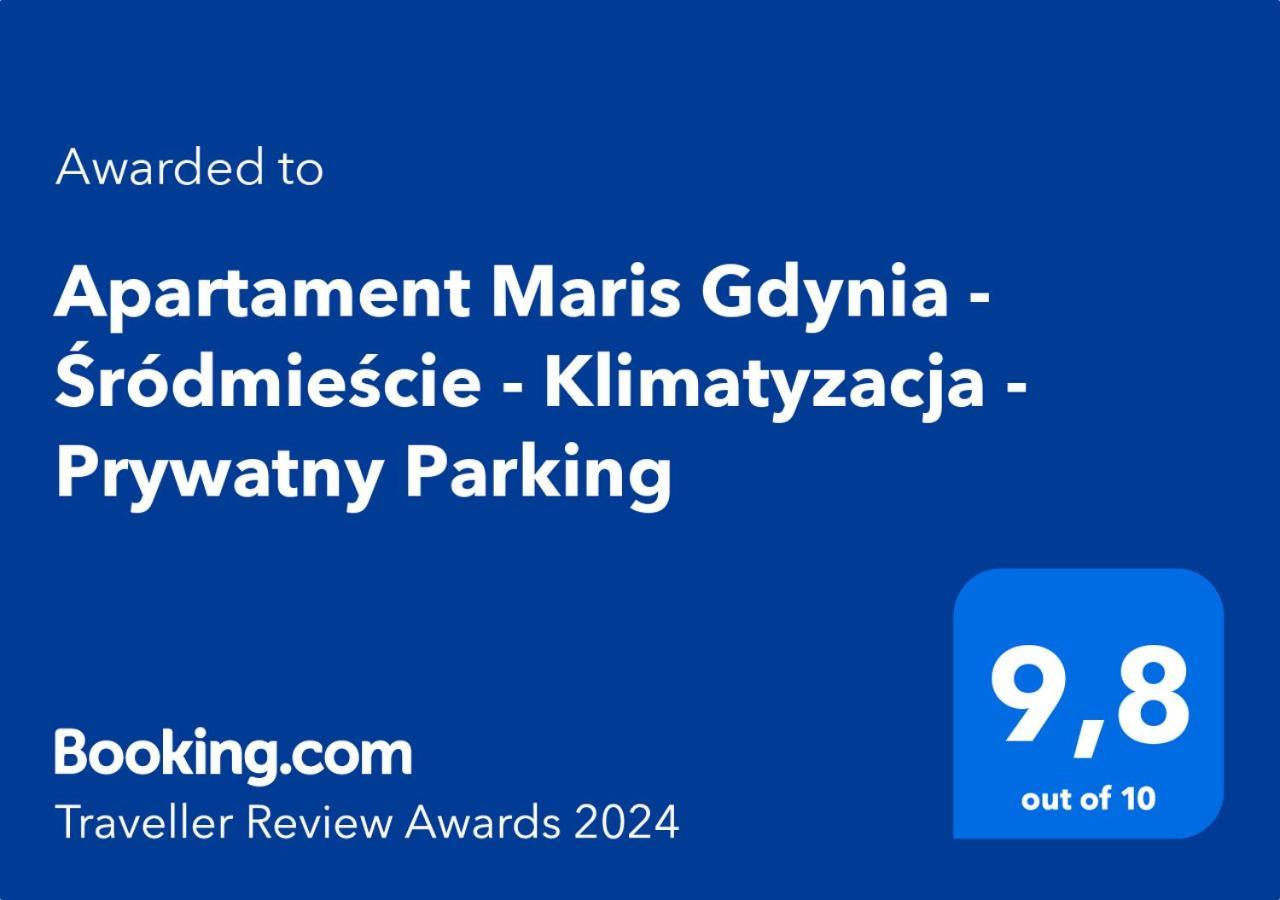 Apartament Maris Gdynia - Srodmiescie - Klimatyzacja - Prywatny Parking Exterior photo